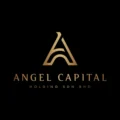 This image is the logo of "Angel Capital Holding Sdn Bhd," designed to convey the company's professionalism, trustworthiness, and premium brand identity. The logo represents a leading financial consulting firm specializing in business loans, corporate funding solutions, and tailored financial support services.